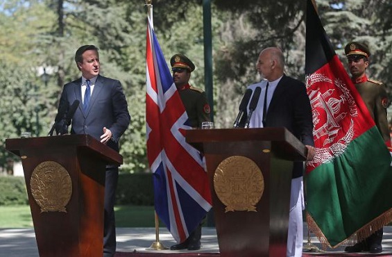 David Cameron makes a surprise visit to Afghanistan