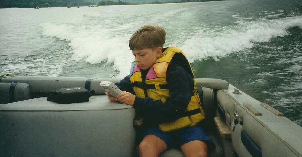 Today’s kids aren’t the first to be addicted to handhelds…