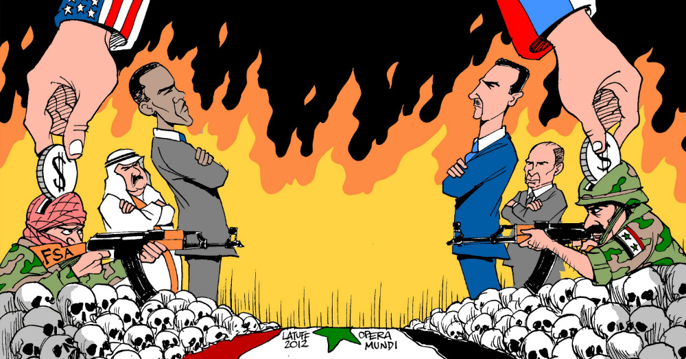 Syria is a proxy war between the US and Russia regardless of what the administration claims