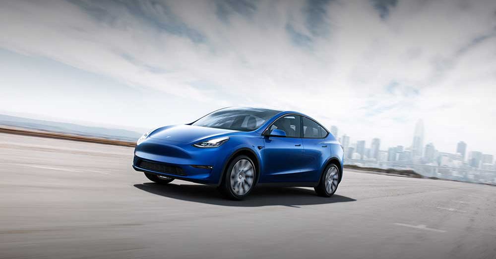 How to Buy a Tesla-blue Tesla
