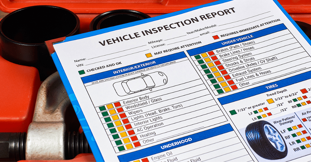 What Should You Inspect When Buying a Used Car - inspection report